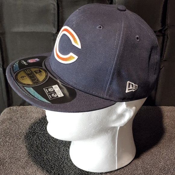 Chicago Bears New Era NFL Fitted Hat Men's 6 7/8 - Picture 6 of 10